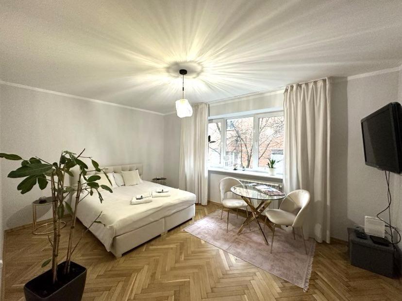 Art Deco Apartment Warschau Exterior foto